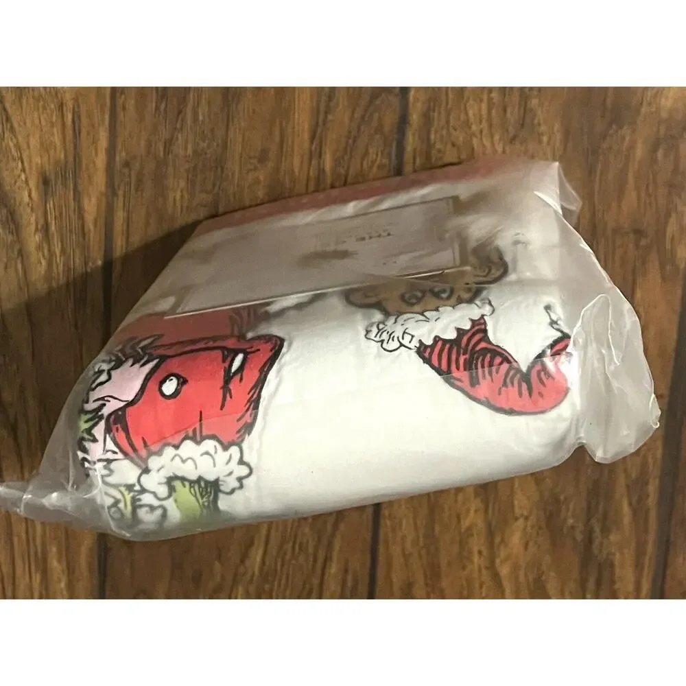 Pottery Barn Teen Grinch Quilted Pillow Sham STANDARD Dr. Seuss Bedding NWT